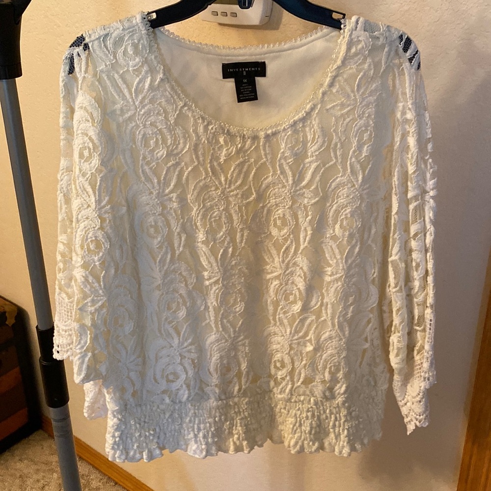 Investments Lace Top